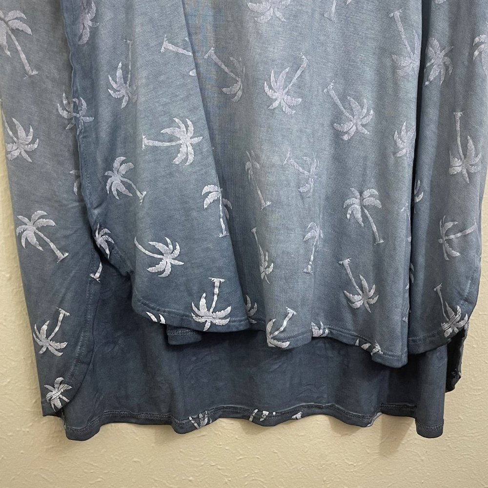 Cable & Gauge Sz L Palm Tree Print Tank Top NWT - Picture 4 of 8